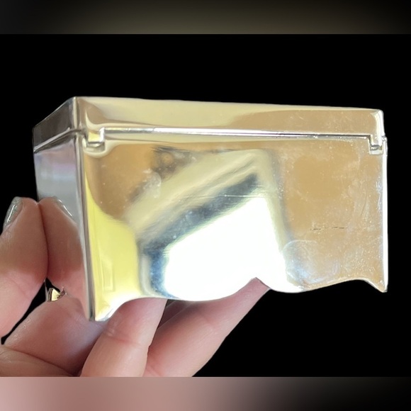 THINGS Remembered Trinket Jewelry Box Silver Tone filigree - Picture 4 of 11